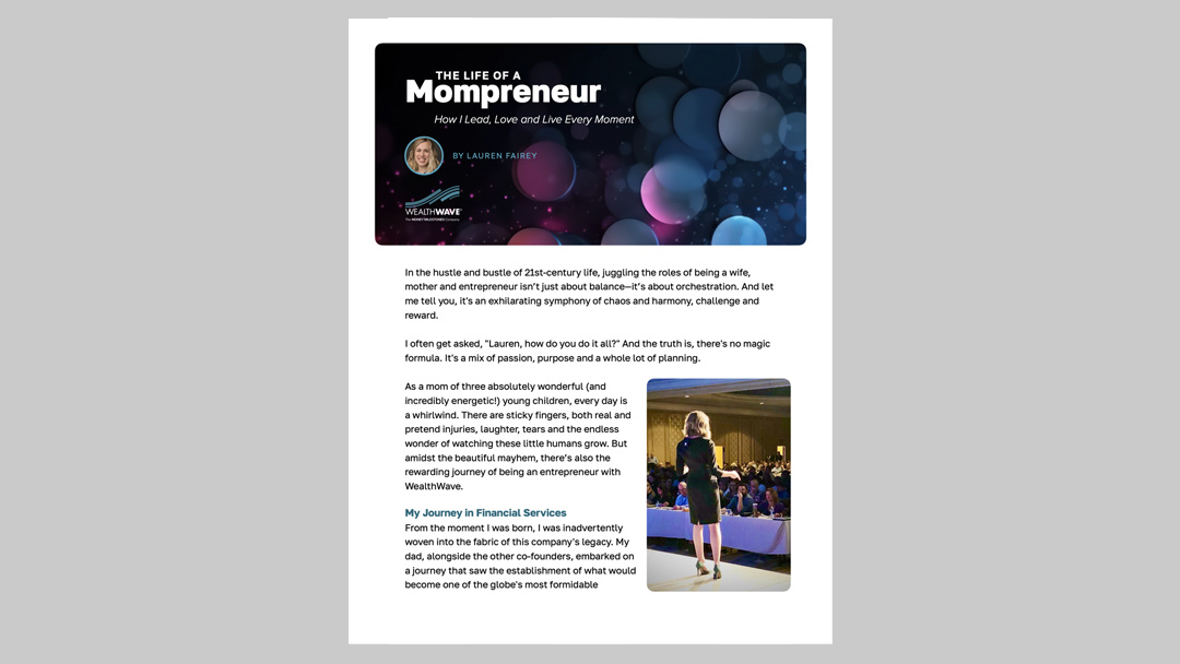 The Life of a Mompreneur—by Lauren Fairey